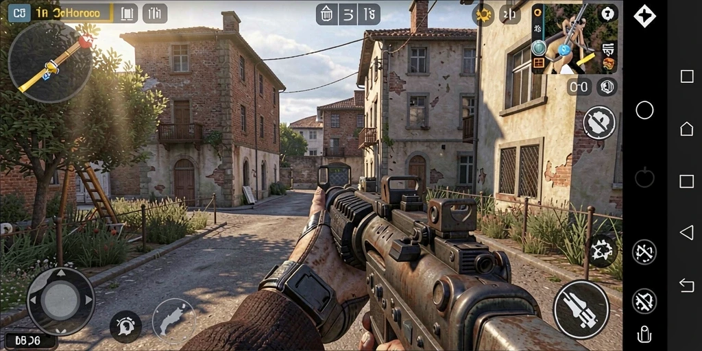 Screenshot menampilkan grafis yang memukau dalam gameplay.