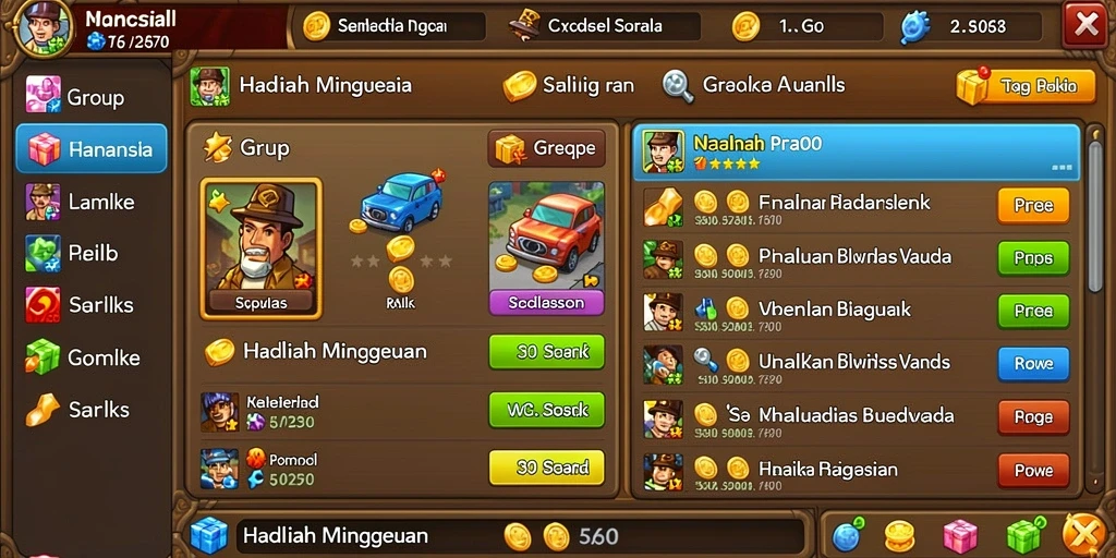 Tampilan antarmuka yang menarik dan mudah digunakan.