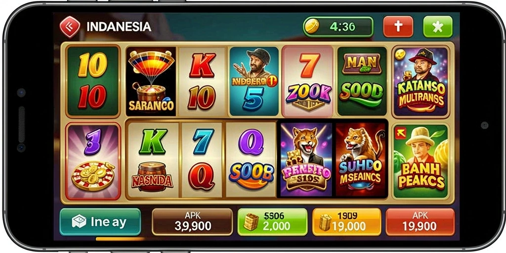 Menampilkan karakter utama siap beraksi di dunia virtual.