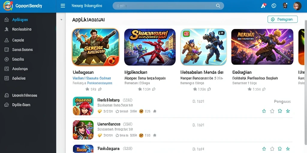 Screenshot menunjukkan tampilan awal permainan yang menarik.