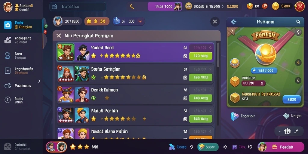 Tangkapan layar memperlihatkan mode permainan yang menarik.