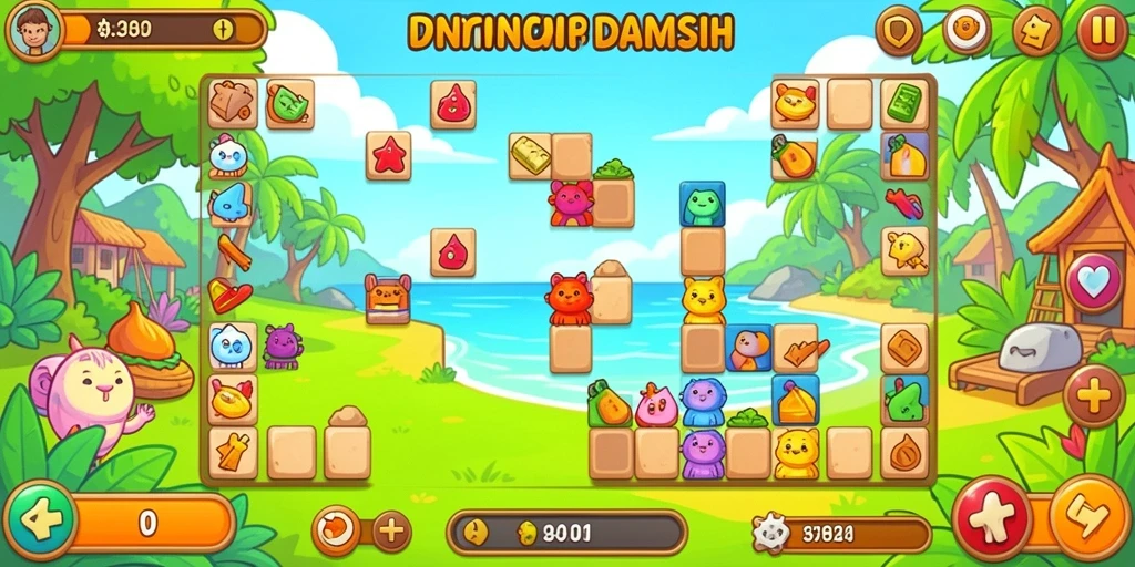 Tampilan awal permainan yang memikat.