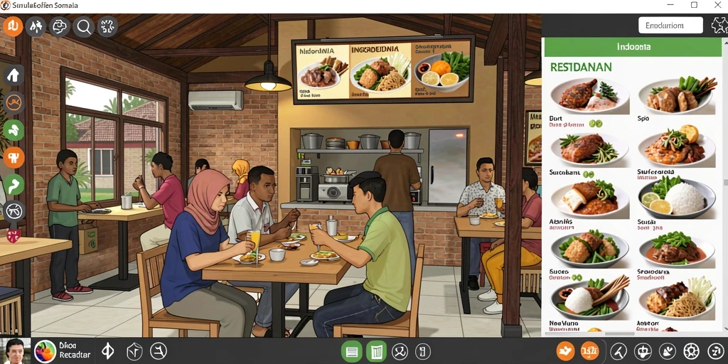Screenshot 1 menunjukkan dunia 3D yang menakjubkan dari SINTE4D.