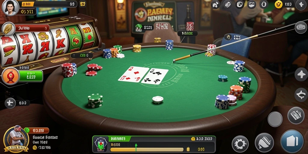 Screenshot aplikasi menunjukkan antarmuka permainan yang menarik.