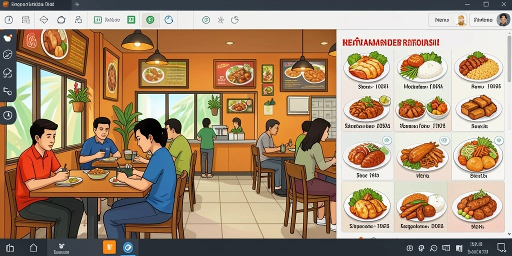 Tampilan awal yang menarik dan mudah dipahami.