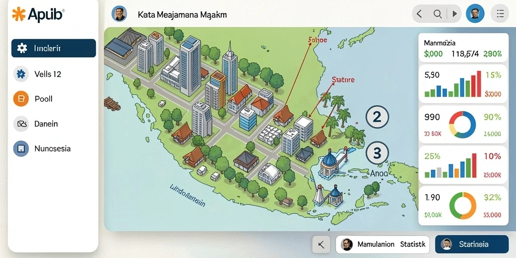 Tampilan menu utama yang menarik dan mudah dinavigasi.