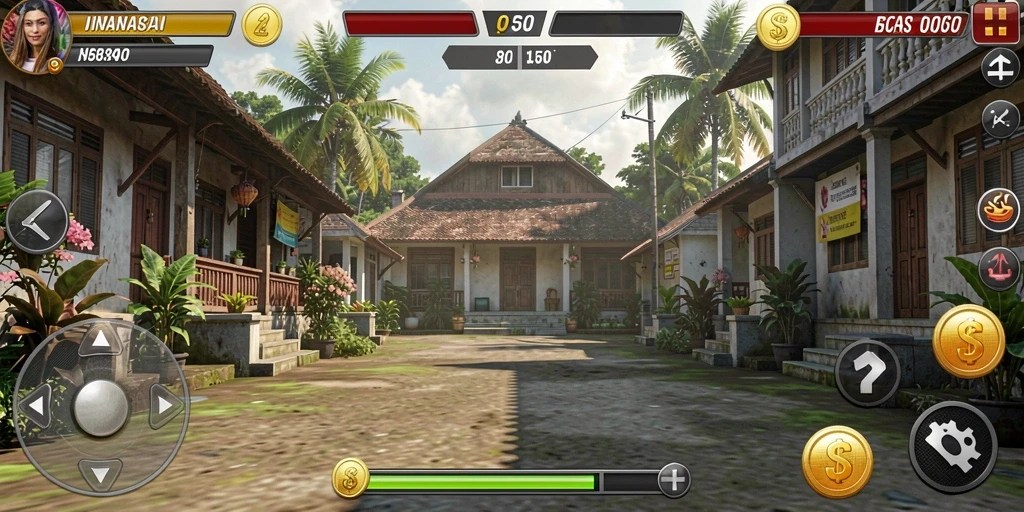 Tampilan utama yang menarik dengan menu navigasi yang mudah.