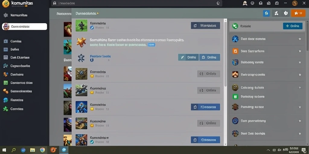 Screenshot pertama menampilkan karakter utama dalam aksi.
